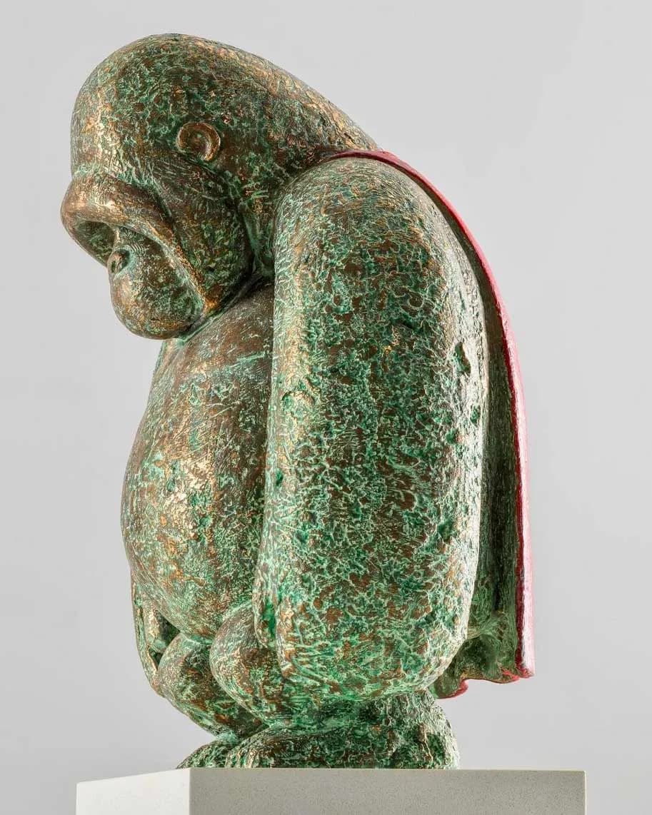 Bronze sculpture cast for Samuel Allerton