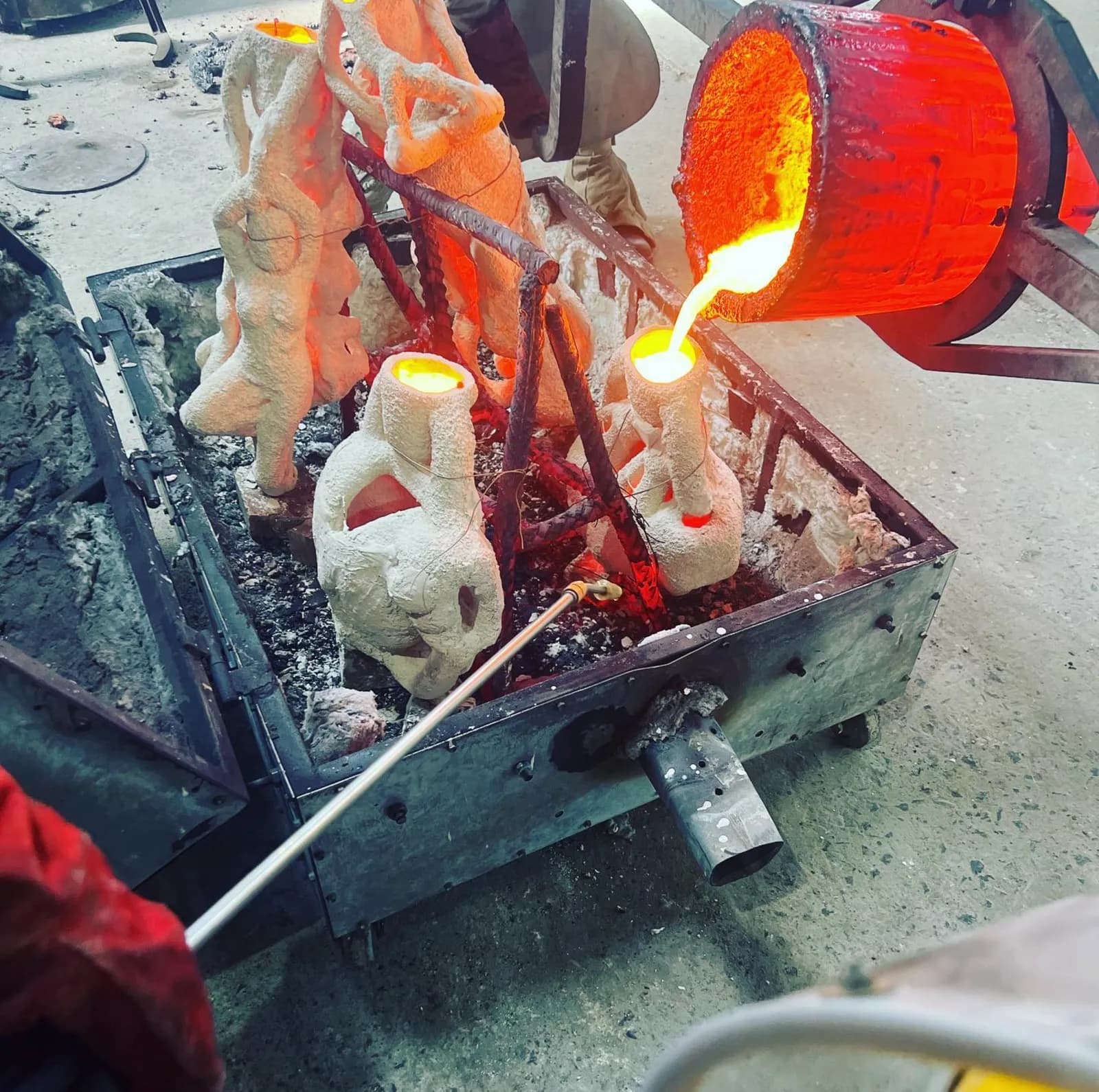 Bronze Pouring